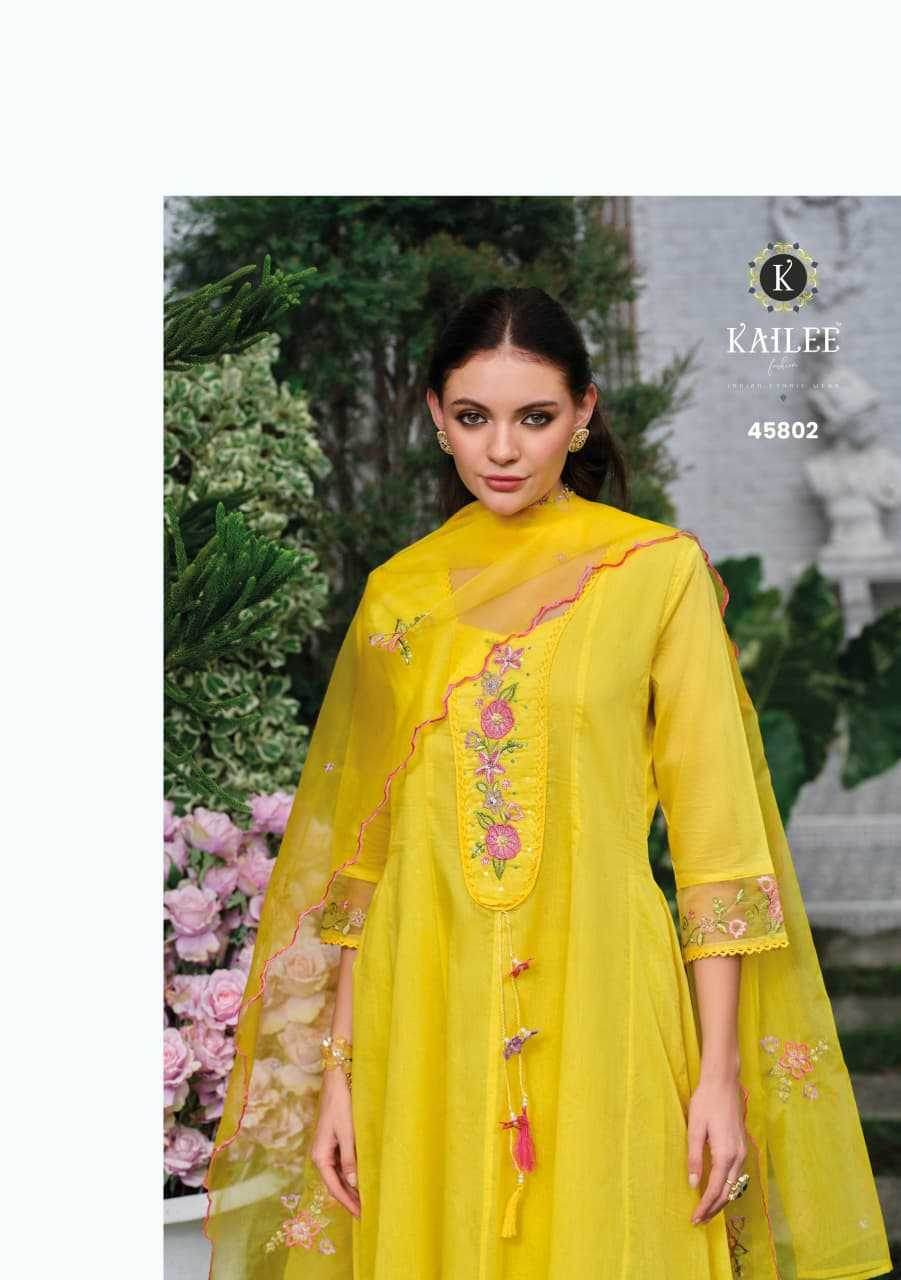Chanderi Soft Handwork Suits - MYLUXURY LANE ENTERPRISE